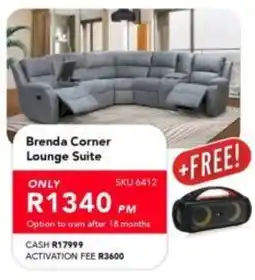 Astra Furnishers Brenda Corner Lounge Suite offer