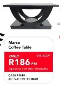 Astra Furnishers Marco Coffee Table offer
