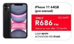 Astra Furnishers iPhone 11 64GB pre-owned offer