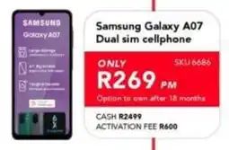 Astra Furnishers Samsung Galaxy A07 Dual sim cellphone offer
