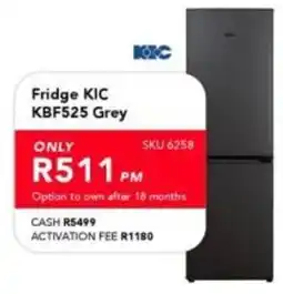 Astra Furnishers KIC Fridge Grey offer