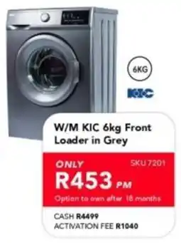 Astra Furnishers KIC W/M Front Loader in Grey offer