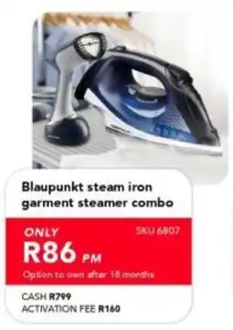 Astra Furnishers Blaupunkt steam iron garment steamer combo offer