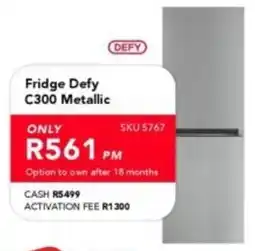 Astra Furnishers Defy Fridge Metallic offer