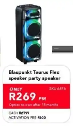 Astra Furnishers Blaupunkt Taurus Flex speaker party speaker offer