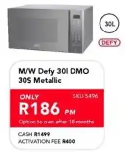 Astra Furnishers Defy M/W DMO 30S Metallic offer