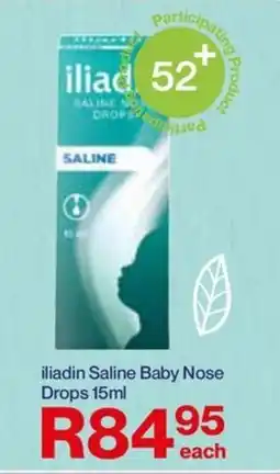 Alpha Pharm Iliadin Saline Baby Nose Drops offer