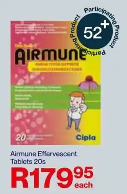 Alpha Pharm Airmune Effervescent Tablets offer