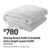 Pure Pleasure Sherpa Fleece (Extra Length) Queen Fullfit