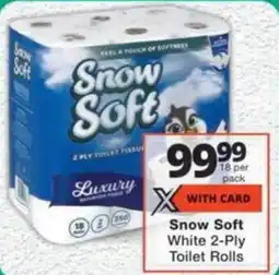 MediRite Snow Soft White 2-Ply Toilet Rolls offer