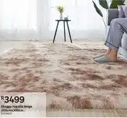 Leroy Merlin Shaggy Rug Silk Beige-200cm X 300cm offer
