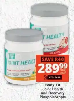 MediRite Body Fit Joint Health and Recovery Pinapple/ Apple offer