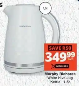 MediRite Morphy Richards White Hive Jug Kettle offer