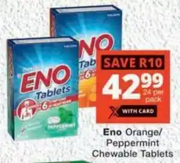 MediRite Eno Orange/ Peppermint Chewable Tablets offer