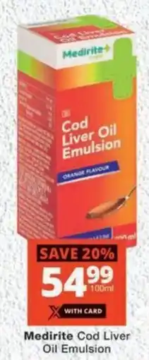 MediRite Medirite Cod Liver Oil Emulsion offer