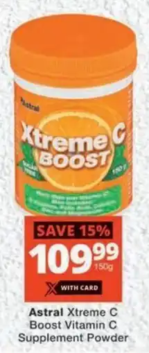 MediRite Astral Xtreme C Boost Vitamin C Supplement Powder offer