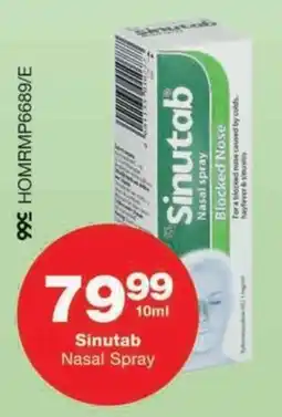 MediRite Sinutab Nasal Spray offer