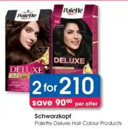 Clicks Schwarzkopf Palette Deluxe Hair Colour Products offer