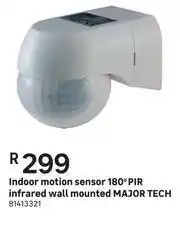 Leroy Merlin Major Tech Indoor Motion Sensor 180 Degree PIR Infrared (Wall Mounted) offer