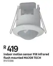 Leroy Merlin Major Tech Indoor Motion Sensor PIR Infrared (Flush Mounted) offer