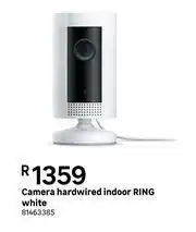 Leroy Merlin Camera Hardwired Indoor Ring White offer
