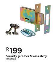 Leroy Merlin Assa Abloy Security Gate Lock 5L offer