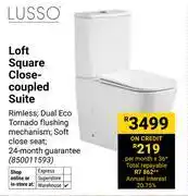 Builders Warehouse Lusso Loft Square Close-Coupled Suite 850011593 offer