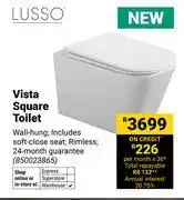 Builders Warehouse Lusso Vista Square Toilet 850023865 offer