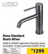 Builders Warehouse Lusso Reno Standard Basin Mixer 850017814 offer