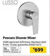 Builders Warehouse Lusso Pescara Shower Mixer 850021627 offer