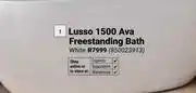 Builders Warehouse Lusso 1500 Ava Freestanding Bath White 850023913 offer