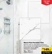 Builders Warehouse Marco Polo Pocelain Tiles 600mm x 600mm-Per Sqm offer