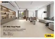 Builders Warehouse Premia LVT Wide Vinyl Plank 850025543,850025601-Per Sqm offer
