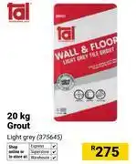 Builders Warehouse Tal 20Kg Grout 375645 offer