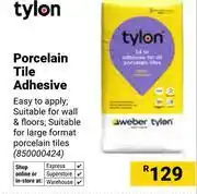 Builders Warehouse Tylon Porcelain Tile Adhesive 850000424 offer