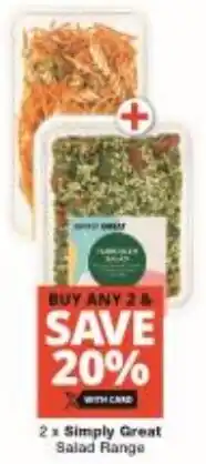 Checkers Simply Great Salad Range offer