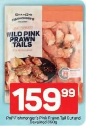 Pick n Pay PnP Fishmonger's Pink Prawn Tail Cut and Deveined offer