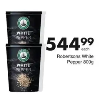 Save Hyper Robertsons White Pepper offer