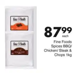 Save Hyper Fine Foods Spices BBQ/ Chicken/ Steak & Chops offer