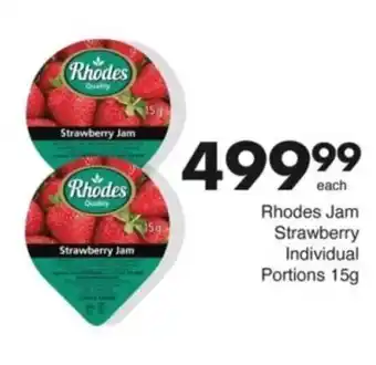 Save Hyper Rhodes Jam Strawberry Individual Portions offer