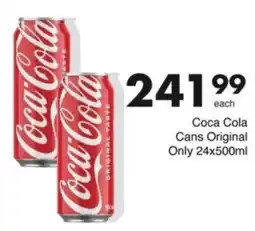 Save Hyper Coca Cola Cans Original Only offer