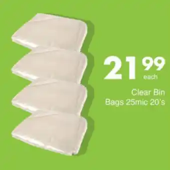 Save Hyper Clear Bin Bags 25mic offer