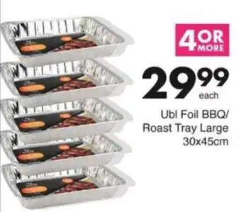 Save Hyper Ubl Foil BBQ/ Roast Tray Large offer