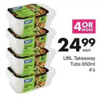 Save Hyper UBL Takeaway Tubs offer
