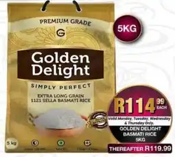 Take 'n Pay Golden Delight Basmati Rice offer