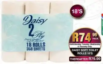 Take 'n Pay Daisy soft toilet rolls offer