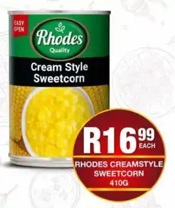 Take 'n Pay Rhodes Cream Style Sweetcorn offer