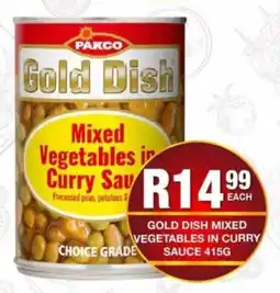 Take 'n Pay Gold Dish Mixed Vegetables in Curry Sauce offer