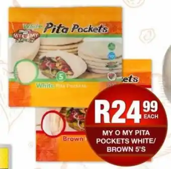 Take 'n Pay My o my pita pockets white/ brown offer