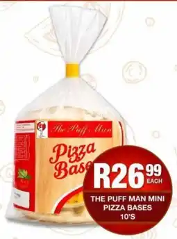 Take 'n Pay The puff man mini pizza bases offer